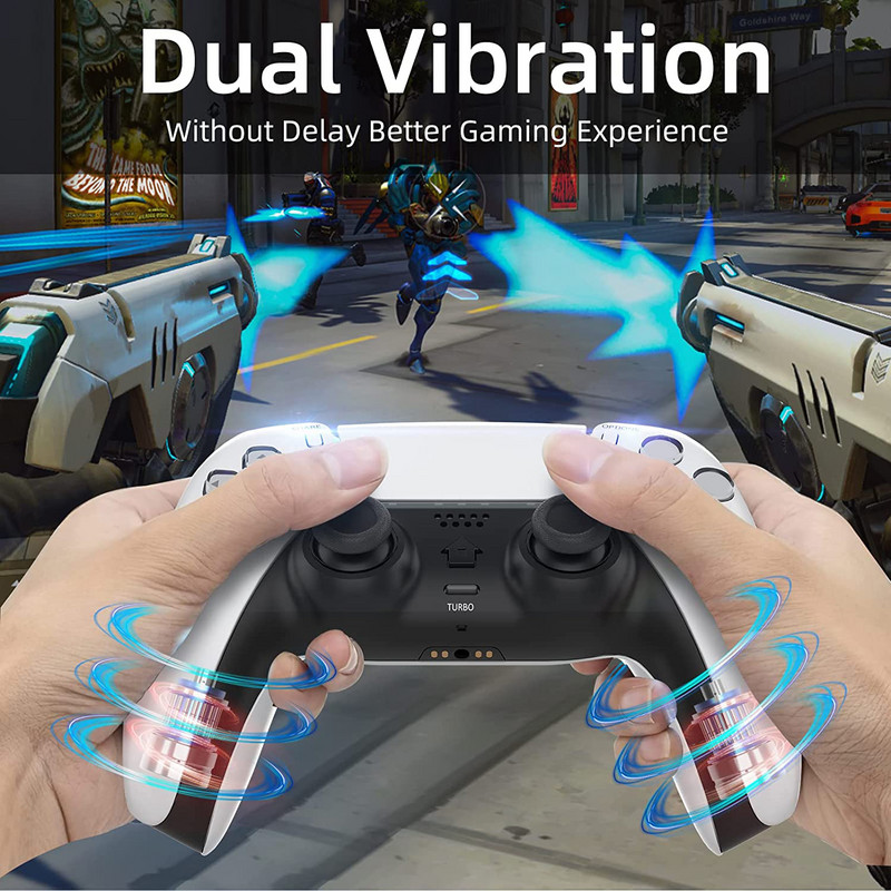 Joystick fără fir Bluetooth Ps4 Controller Gamepad 6-Axis Game Joypad pentru PS4/PS4 Slim/PC/Steam/iPad/tabletă/Andriod