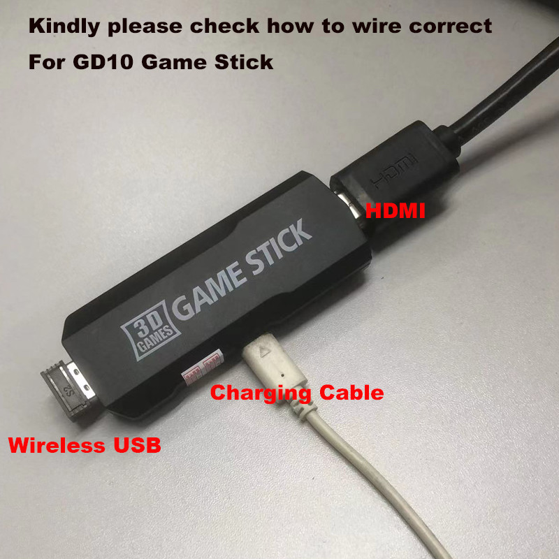 Consola de jocuri video portabilă GD10 cu controlere fără fir 4K HD TV Consolă de jocuri retro 50 de emulatori 30000+ jocuri pentru PS1/N64/DC