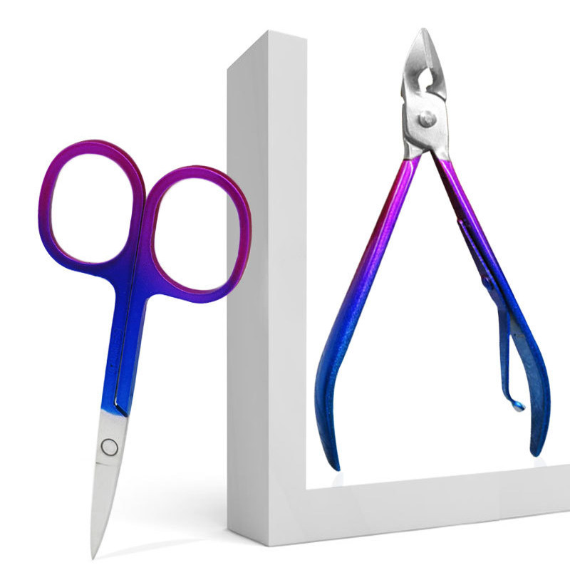 18 bucăți/set mașini de tăiat unghii instrument din oțel tăietor profesional de unghii pedichiură foarfece pentru piele moartă set de manichiură multifuncțional pentru îngrijire