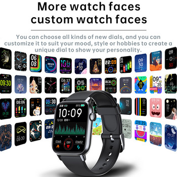 2022 Нов дамски интелигентен часовник с Bluetooth разговор Мъжки 1,72\