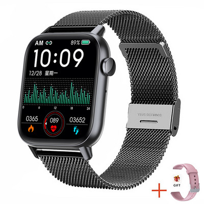 2022 Nou Bluetooth Apel Femei Ceas inteligent Bărbați 1,72" 340*380 HD Ecran AMOLED Tracker fitness Ceas inteligent Doamne Smartwatch + Box
