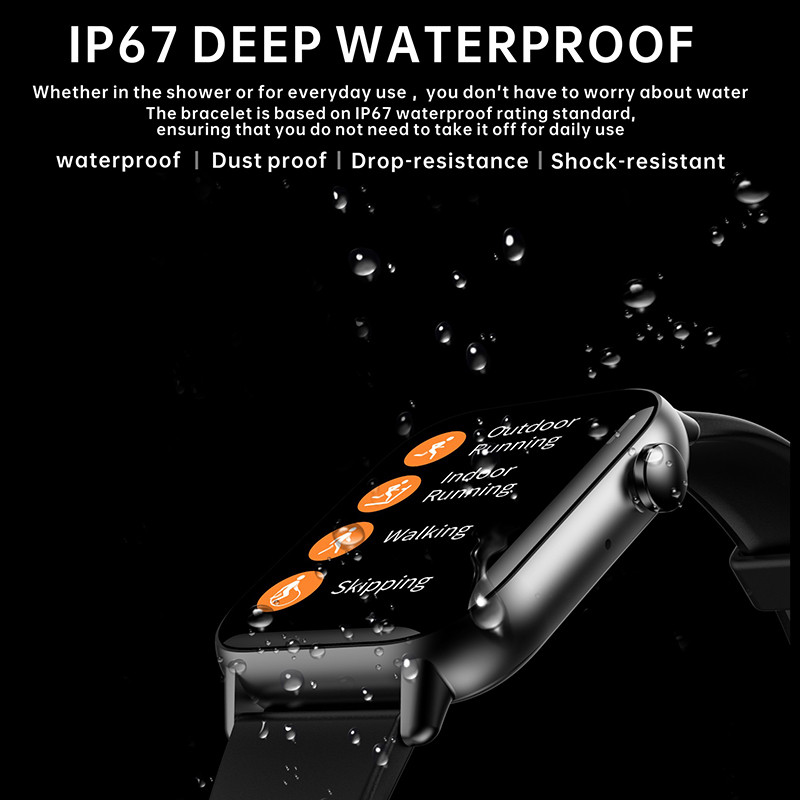 2022 Nou Bluetooth Apel Femei Ceas inteligent Bărbați 1,72" 340*380 HD Ecran AMOLED Tracker fitness Ceas inteligent Doamne Smartwatch + Box