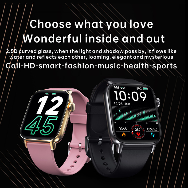 2022 Nou Bluetooth Apel Femei Ceas inteligent Bărbați 1,72" 340*380 HD Ecran AMOLED Tracker fitness Ceas inteligent Doamne Smartwatch + Box
