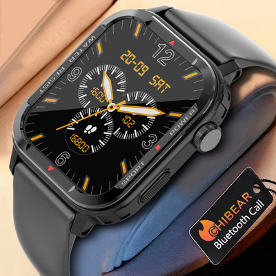 ChiBear 1.85" Bluetooth Call Smart Watch Bărbați 120+ Mod Sport Buton rotativ Sport Fitness Tracker Nou Ceas inteligent rezistent la apă pentru bărbați