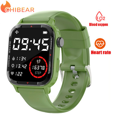 ChiBear 1,85" Bluetooth Call Smart Watch Men 120+ Sport Mode Rotating Button Sport Fitness Tracker Νέο αδιάβροχο Smartwatch Man