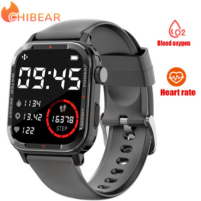 ChiBear 1,85" Bluetooth Call Smart Watch Men 120+ Sport Mode Rotating Button Sport Fitness Tracker Νέο αδιάβροχο Smartwatch Man