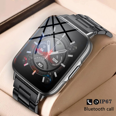 2022 Nou ceas inteligent NFC Bluetooth Call Bărbați Monitor ritm cardiac Sport Fitness Tracker IP67 Smartwatch rezistent la apă bărbați femei + cutie