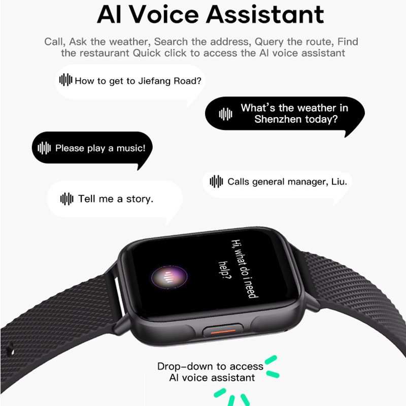 2022 Novi NFC Bluetooth Call Pametni sat Muški monitor otkucaja srca Sport Fitness Tracker IP67 Vodootporni pametni sat muškarci žene + kutija