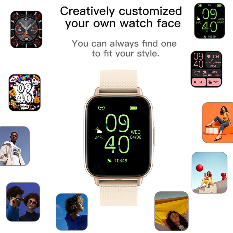 2022 Novi NFC Bluetooth Call Pametni sat Muški monitor otkucaja srca Sport Fitness Tracker IP67 Vodootporni pametni sat muškarci žene + kutija