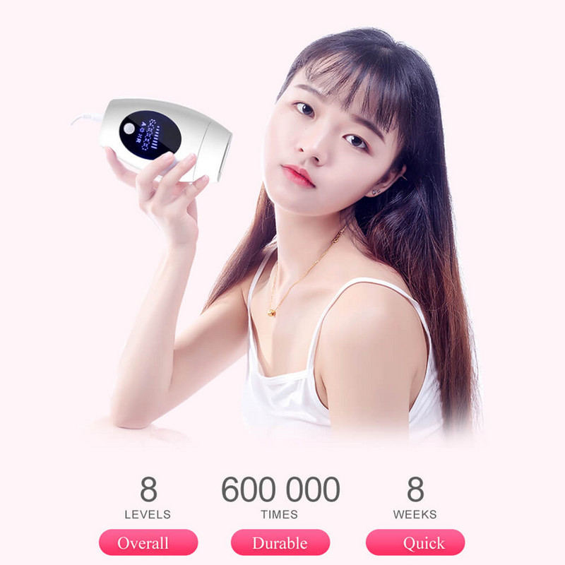 Epilator cu laser IPL profesional Flash, fără durere, permanent pentru femei, pentru îndepărtarea părului pentru față, pentru întregul corp, mașină de îndepărtare a buzelor