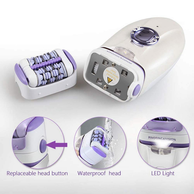 Epilator 3 in1 pentru femei Epilator electric pentru femeie pentru îndepărtarea părului aparat de ras pentru femeie aparat de tuns bikini corp depilator picior depilare reîncărcabil