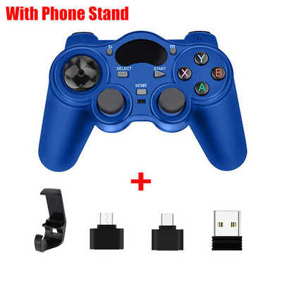 Gamepad 2.4 G Controller Android Wireless Joystick Joypad με μετατροπέα OTG για PS3/Smart Phone για Tablet PC Smart TV Box