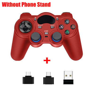 Gamepad 2.4 G Controller Android Wireless Joystick Joypad με μετατροπέα OTG για PS3/Smart Phone για Tablet PC Smart TV Box