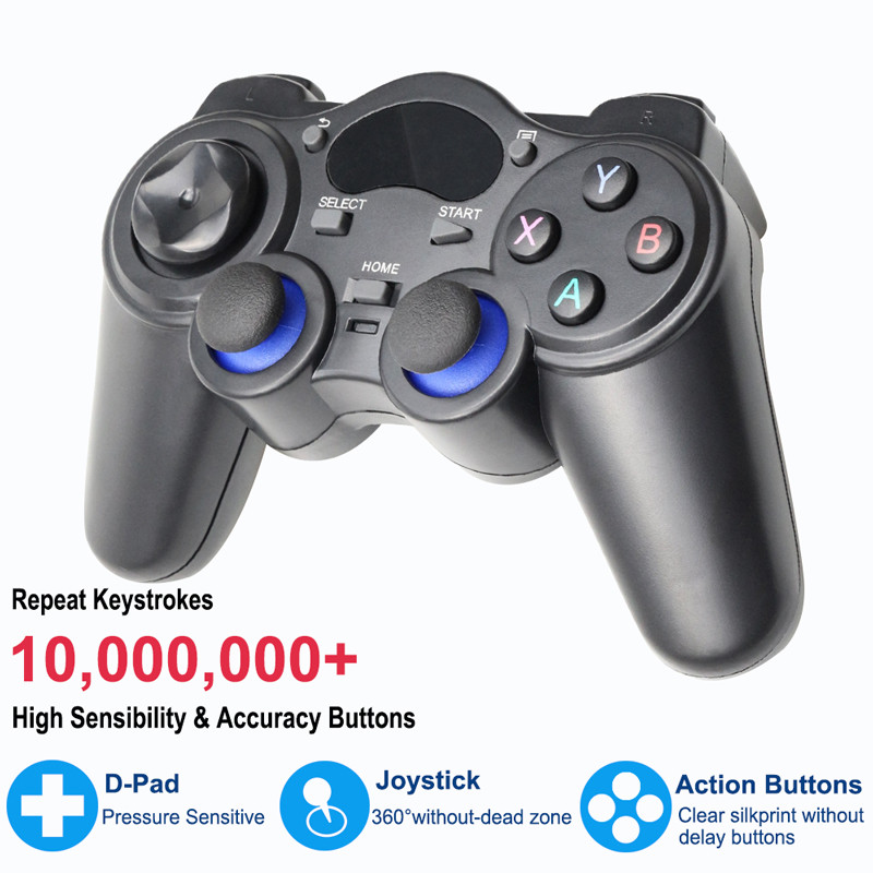 Gamepad 2.4 G Controller Android Wireless Joystick Joypad με μετατροπέα OTG για PS3/Smart Phone για Tablet PC Smart TV Box