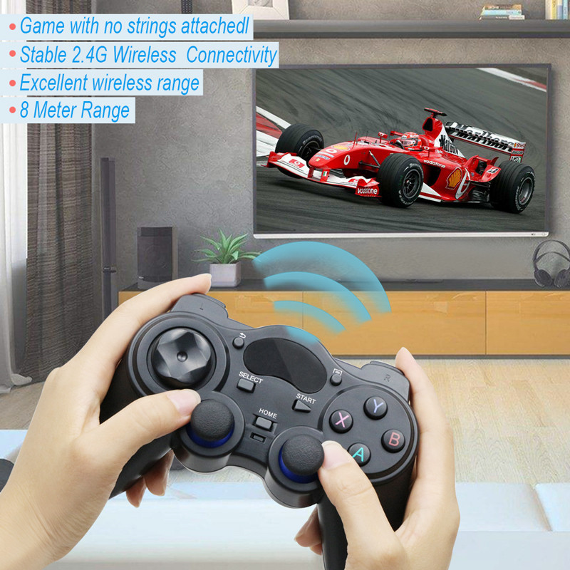 Gamepad 2.4 G Controller Android Wireless Joystick Joypad με μετατροπέα OTG για PS3/Smart Phone για Tablet PC Smart TV Box