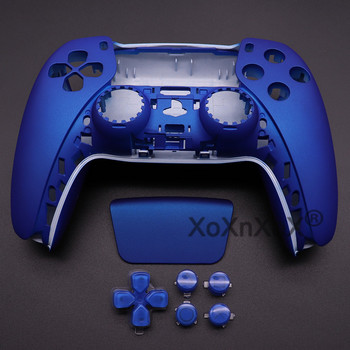 Shell Housing Front + Back Cover Case Skin For PS5 Gamepad Controle D-Pad Bewegen Action Dpad Key Abxy X Knoppen Set Reparatie