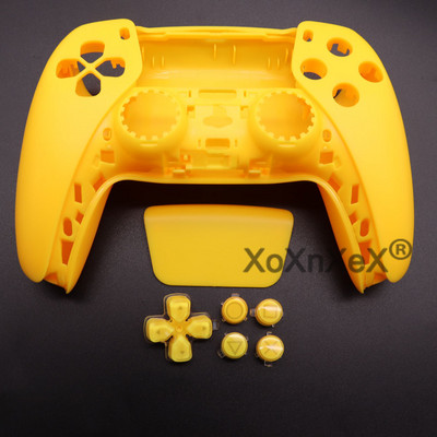 Korpusa korpuss priekšpuse + aizmugures vāciņa apvalks PS5 spēļu paneļa vadībai D-Pad Bewegen Action Dpad Key Abxy X Knoppen Set Reparatie