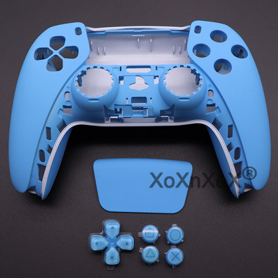Korpusa korpuss priekšpuse + aizmugures vāciņa apvalks PS5 spēļu paneļa vadībai D-Pad Bewegen Action Dpad Key Abxy X Knoppen Set Reparatie