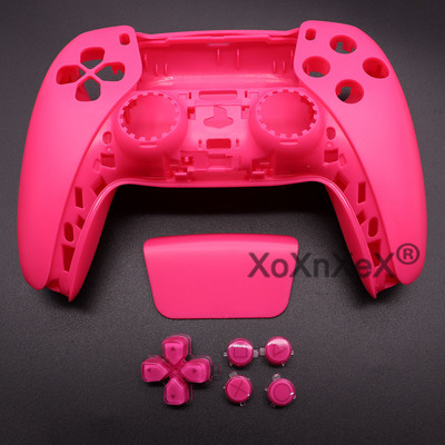 Korpusa korpuss priekšpuse + aizmugures vāciņa apvalks PS5 spēļu paneļa vadībai D-Pad Bewegen Action Dpad Key Abxy X Knoppen Set Reparatie