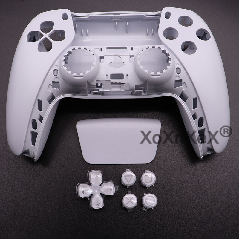 Kućište prednji + stražnji poklopac Prekrivač kućišta za PS5 Gamepad Controle D-Pad Bewegen Action Dpad Key Abxy X Knoppen Set Reparatie