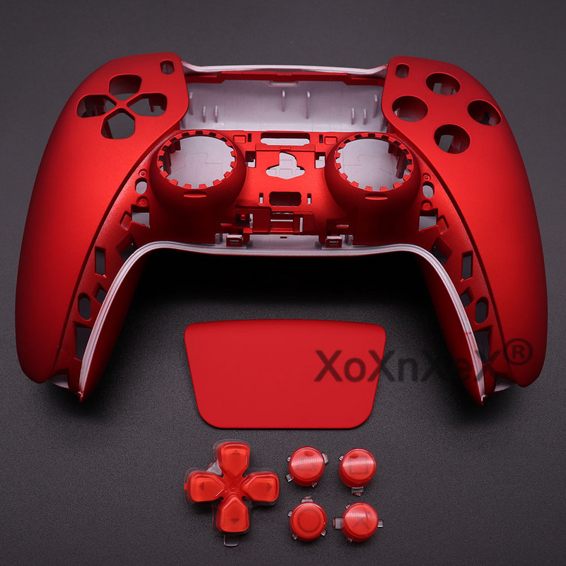 Kućište prednji + stražnji poklopac Prekrivač kućišta za PS5 Gamepad Controle D-Pad Bewegen Action Dpad Key Abxy X Knoppen Set Reparatie
