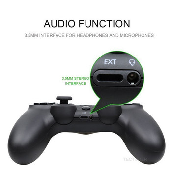 Поддържа Bluetooth безжичен геймпад за PS4 Контролер за Playstation 4 Slim/Pro Console Джойстик за PS3 Controle