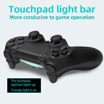 DATA FROG Безжични контролери за игри Bluetooth-съвместима вибрация за PS4 Gamepad Slim/Pro Console Game For Joystick PC