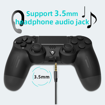 DATA FROG Безжични контролери за игри Bluetooth-съвместима вибрация за PS4 Gamepad Slim/Pro Console Game For Joystick PC