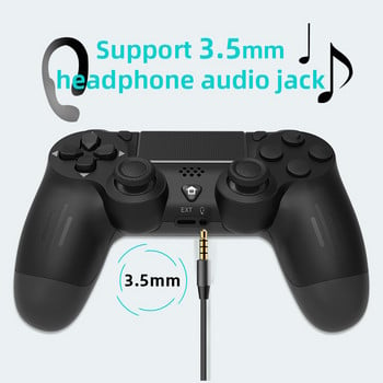 DATA FROG Безжични контролери за игри Bluetooth-съвместима вибрация за PS4 Gamepad Slim/Pro Console Game For Joystick PC