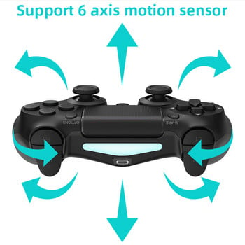 DATA FROG Безжични контролери за игри Bluetooth-съвместима вибрация за PS4 Gamepad Slim/Pro Console Game For Joystick PC