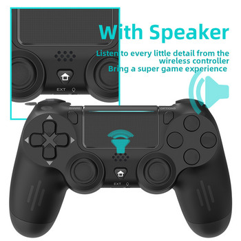 DATA FROG Безжични контролери за игри Bluetooth-съвместима вибрация за PS4 Gamepad Slim/Pro Console Game For Joystick PC