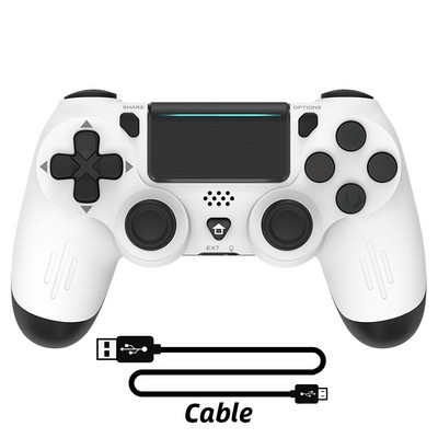 DATA FROG Controlere de jocuri fără fir Vibrații compatibile cu Bluetooth pentru Gamepad PS4 Slim/Pro Consolă Joc pentru Joystick PC