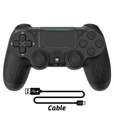 DATA FROG Controlere de jocuri fără fir Vibrații compatibile cu Bluetooth pentru Gamepad PS4 Slim/Pro Consolă Joc pentru Joystick PC