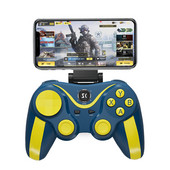 Controler fără fir Bluetooth Gamepad PC Vibrație dublă BT3.0 Joystick de joc pentru telefon Android Tablet TV Box Suport pentru telefon Apple