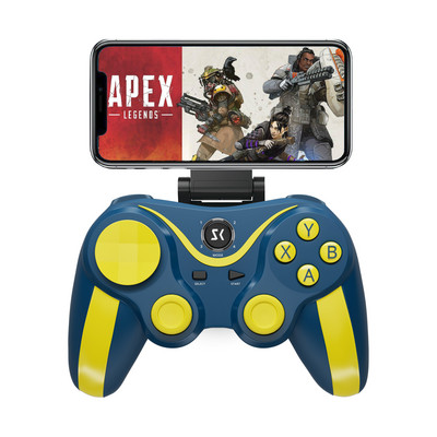 Controler fără fir Bluetooth Gamepad PC Vibrație dublă BT3.0 Joystick de joc pentru telefon Android Tablet TV Box Suport pentru telefon Apple