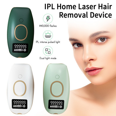 Epilator cu laser Flashuri fara durere 999999 Epilarea IPL Femei Dispozitiv de indepartare permanenta a corpului facial Epilator electric cu laser