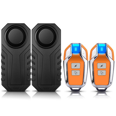 Hollarm ασύρματος συναγερμός κραδασμών ποδηλάτου IP55 Αδιάβροχος συναγερμός μοτοσικλέτας Τηλεχειριστήριο Αντικλεπτικό Σύστημα συναγερμού ανιχνευτή ποδηλάτου