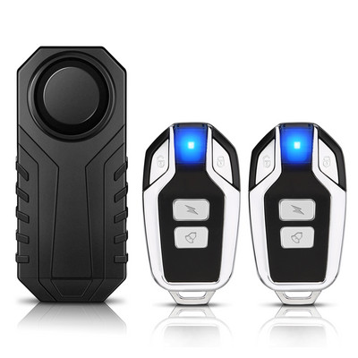 Hollarm ασύρματος συναγερμός κραδασμών ποδηλάτου IP55 Αδιάβροχος συναγερμός μοτοσικλέτας Τηλεχειριστήριο Αντικλεπτικό Σύστημα συναγερμού ανιχνευτή ποδηλάτου