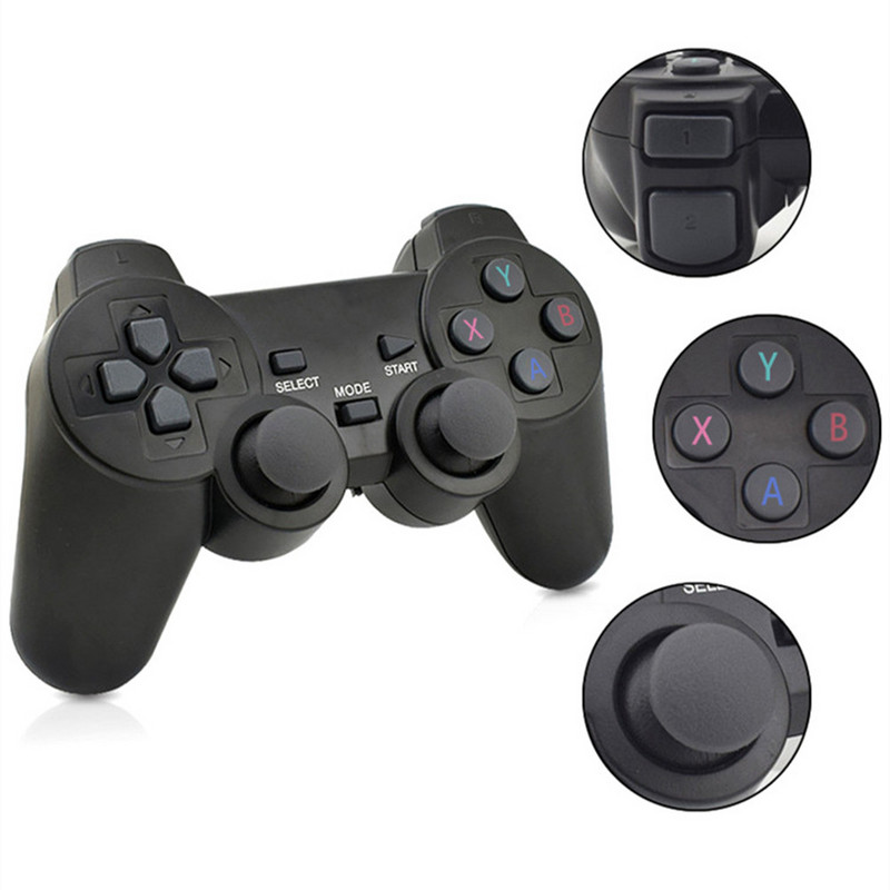 Gamepad wireless 2.4G control joystick TV game pad pentru jocuri M8 Game Stick
