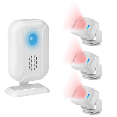 36 de tonuri de apel Magazin Magazin Bun venit Chime Wireless Home Security Detector cu senzor de mișcare PIR cu infraroșu Alarma Sistem de alertă pentru intrarea clopoțelului