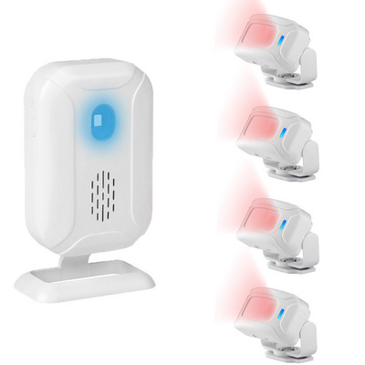 36 de tonuri de apel Magazin Magazin Bun venit Chime Wireless Home Security Detector cu senzor de mișcare PIR cu infraroșu Alarma Sistem de alertă pentru intrarea clopoțelului