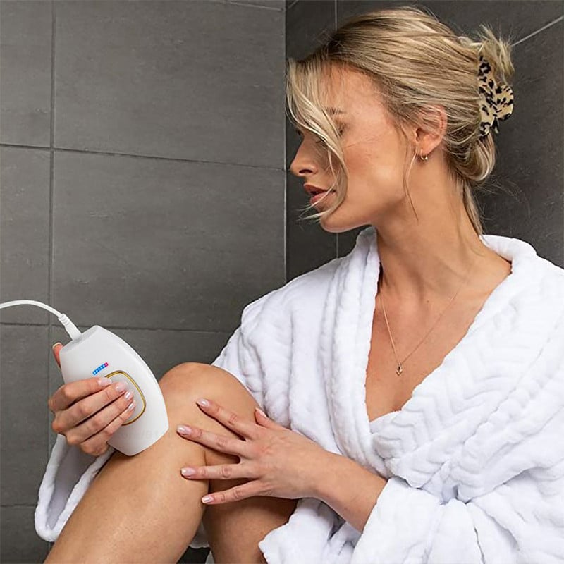 Φορητή ηλεκτρική αποτρίχωση λέιζερ ανώδυνη μόνιμη οικιακή συσκευή αποτρίχωσης IPL με οθόνη LCD