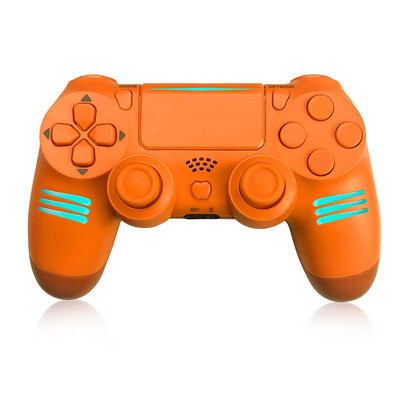 Värvikas Bluetoothi juhtmevaba mängupult kahe vibratsiooniga mängukontrolleri 6-teljelise juhtkangiga puutepaneeliga LED-valgusega mängupuldid PS4 PS3 jaoks