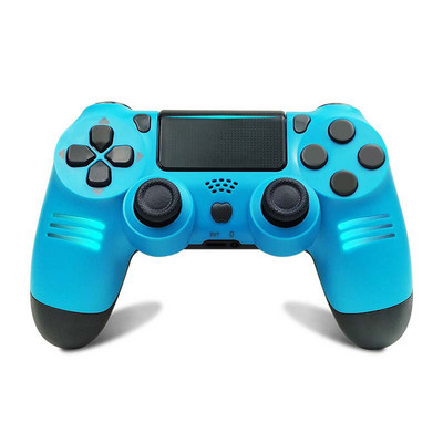 Värvikas Bluetoothi juhtmevaba mängupult kahe vibratsiooniga mängukontrolleri 6-teljelise juhtkangiga puutepaneeliga LED-valgusega mängupuldid PS4 PS3 jaoks