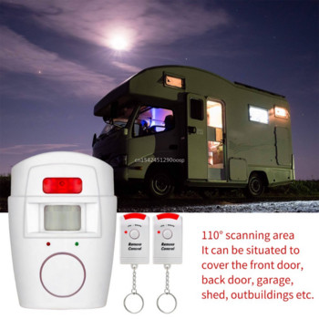 PIR Siren Infrared Motion Sensor System Alarm Home Smart Wireless Security Αντικλεπτικός ανιχνευτής κίνησης Συναγερμός 105DB