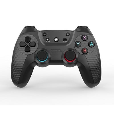 Bluetooth vezeték nélküli játékvezérlő vezérlő, teljes funkciós vibrációs 6 tengelyes joystickek Wake Up vibrációs játékvezérlő kapcsolóhoz/számítógéphez/TV-hez