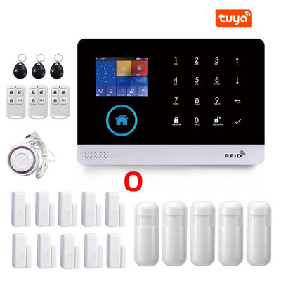 PG103 Sistem de alarmă antiefracție la domiciliu 433MHz WiFi GSM alarmă fără fir Tuya Smart House Control aplicație Smart Life Accesoriu pentru casă