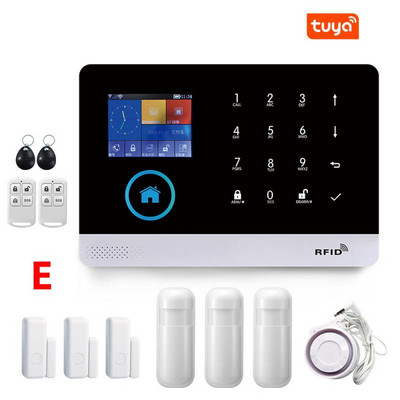 PG103 Sistem de alarmă antiefracție la domiciliu 433MHz WiFi GSM alarmă fără fir Tuya Smart House Control aplicație Smart Life Accesoriu pentru casă