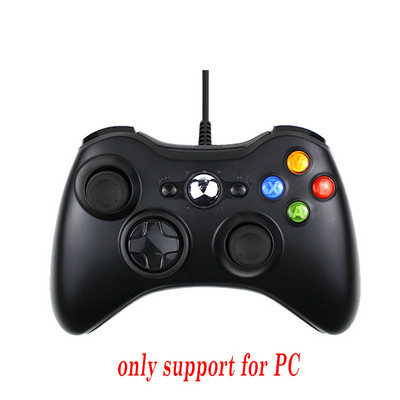 Gamepad cu fir USB pentru PC Controler Xbox 360 Gaming Joystick cu vibrație duală pentru PC Controler Gamepad-uri Joypad pentru Windows 7 8 10