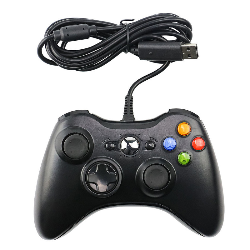 Gamepad cu fir USB pentru PC Controler Xbox 360 Gaming Joystick cu vibrație duală pentru PC Controler Gamepad-uri Joypad pentru Windows 7 8 10